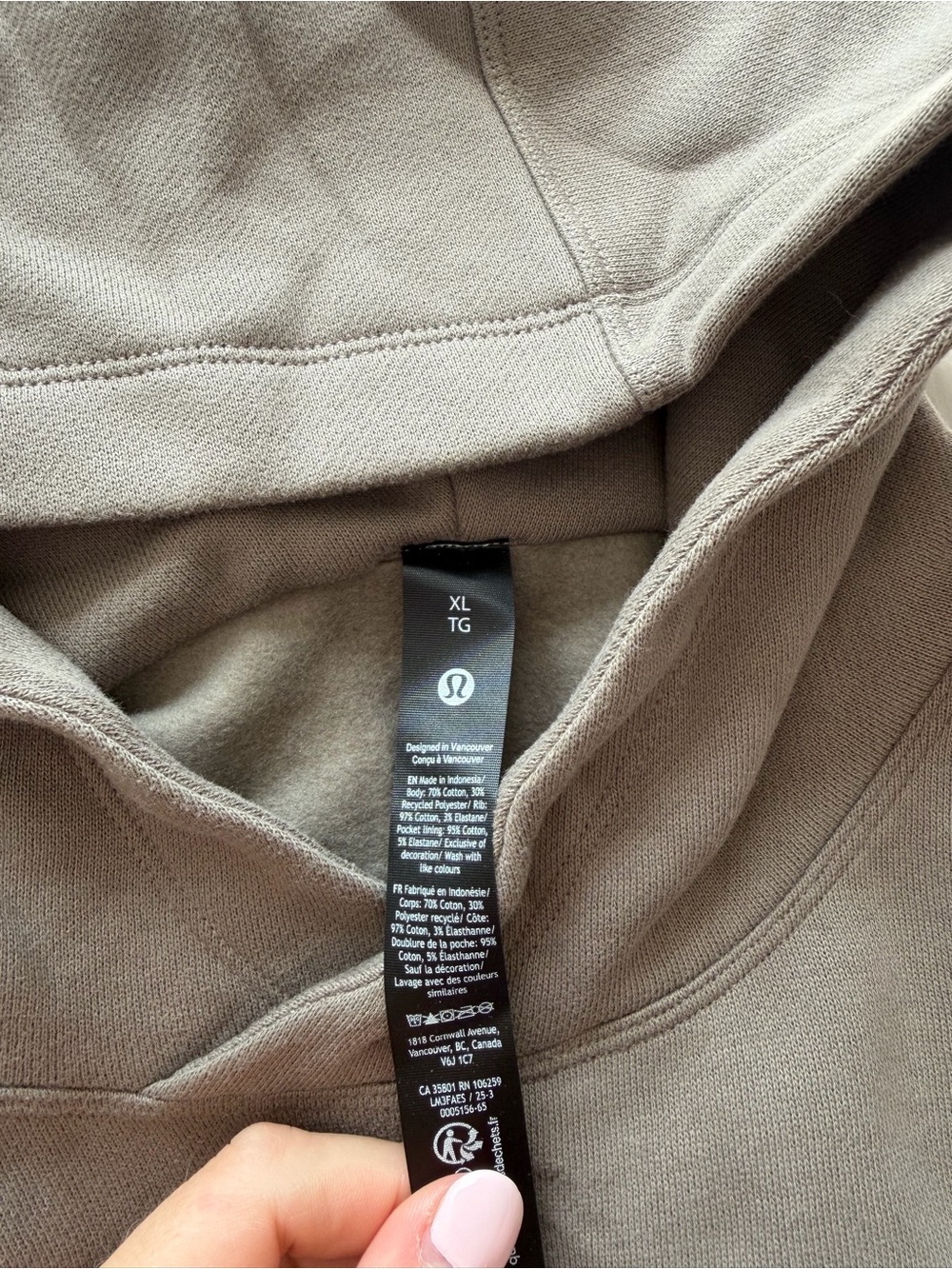 lululemon athletica Men's Steady State Sweatshirt - Ash Grey